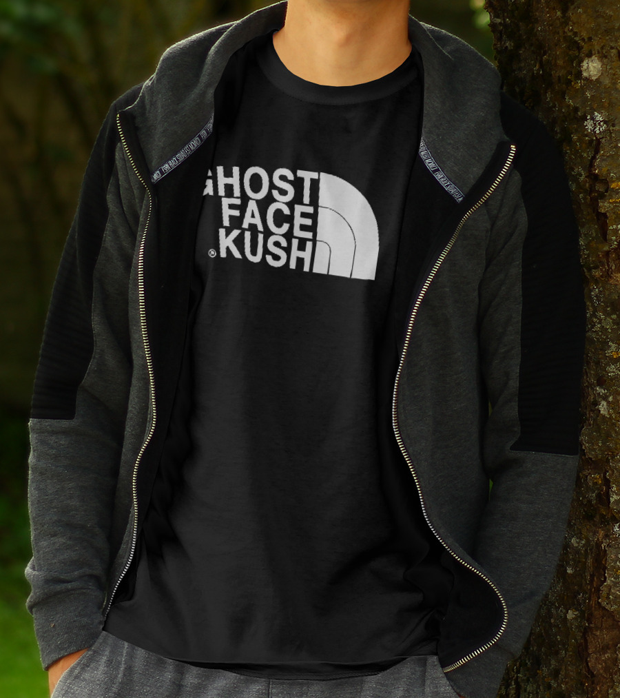 Ghost Face Kush North Face T-Shirt