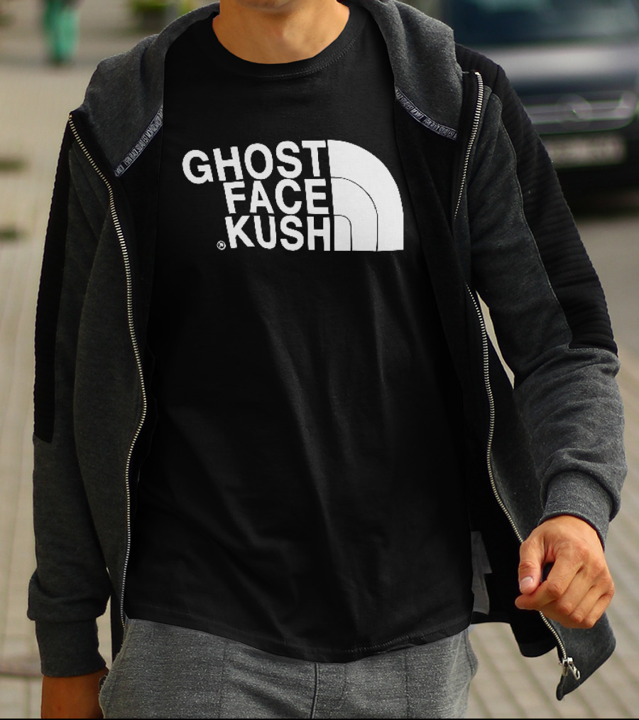 Ghost Face Kush North Face T-Shirt