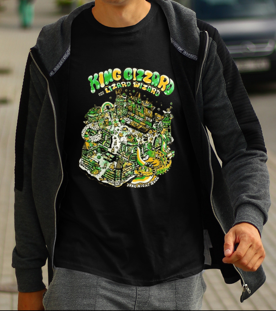 King Gizzard And The Lizard Wizard Drag Night 2026 Festival King Gizzard Stage T-Shirt