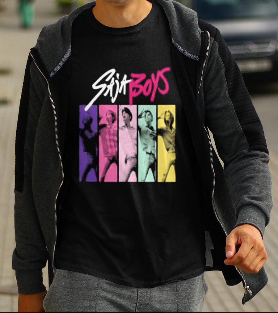 Saja Boys Kpop Demon Hunters World Tour Colorful T-Shirt