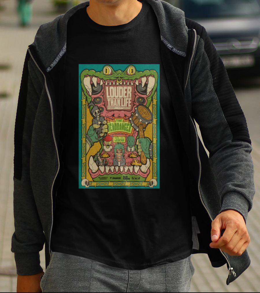 Louder Than Life Event Louisville KY September 17 20 2026 The Headbanger My Chemical Romance Tool Run The Jewels T-Shirt
