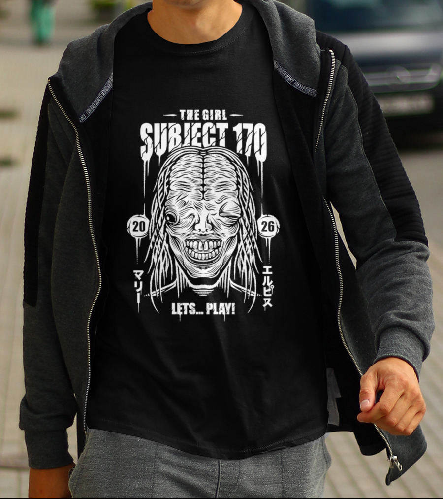 The Girl Subject 170 Lets Play Horror Creepy Character 2026 T-Shirt