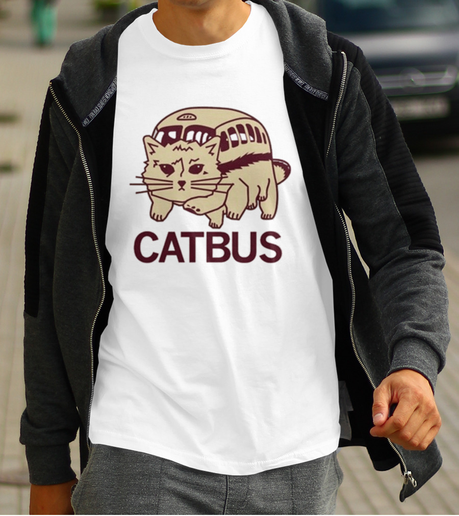 Catbus Gary Feline Transport Mashup T-Shirt