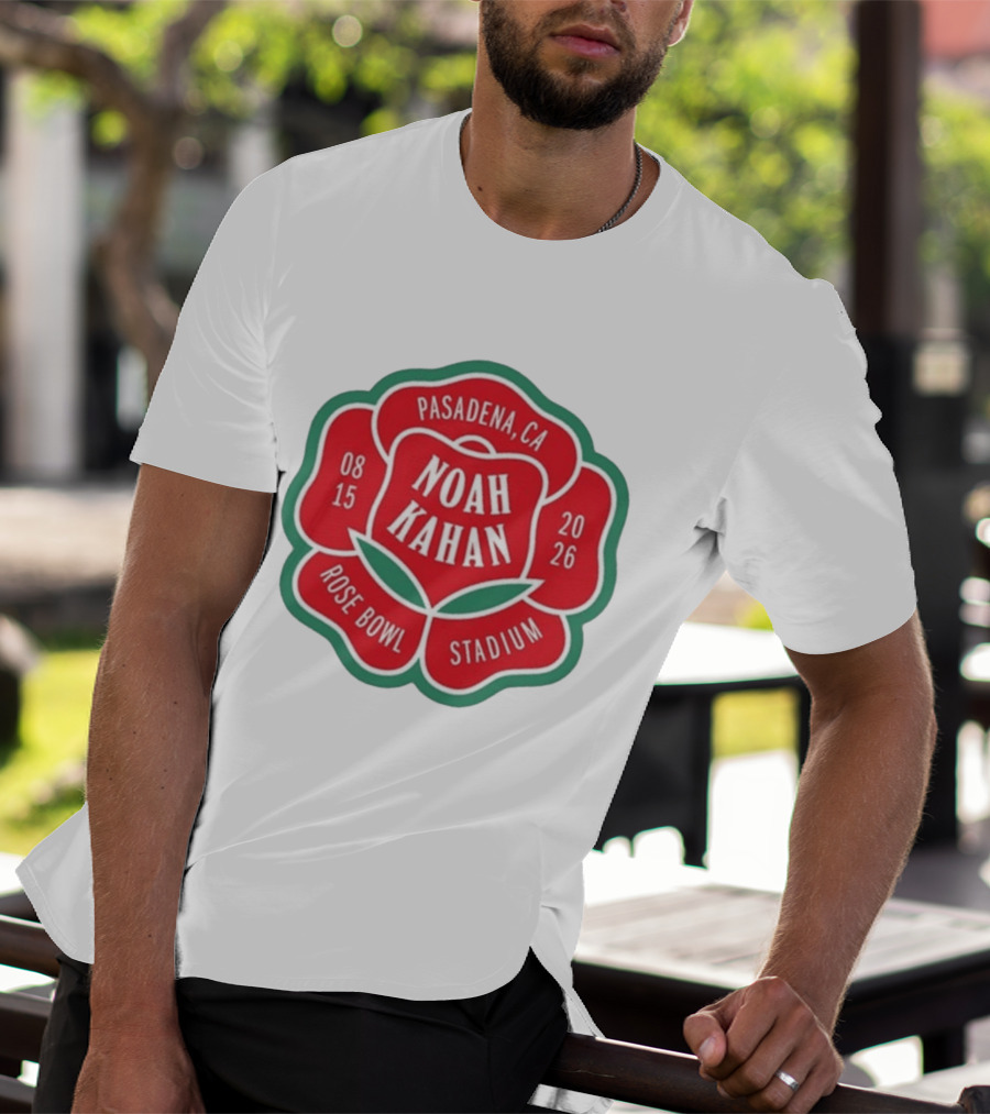 Noah Kahan Pasadena CA Rose Bowl Stadium 2026 August 15 T-Shirt