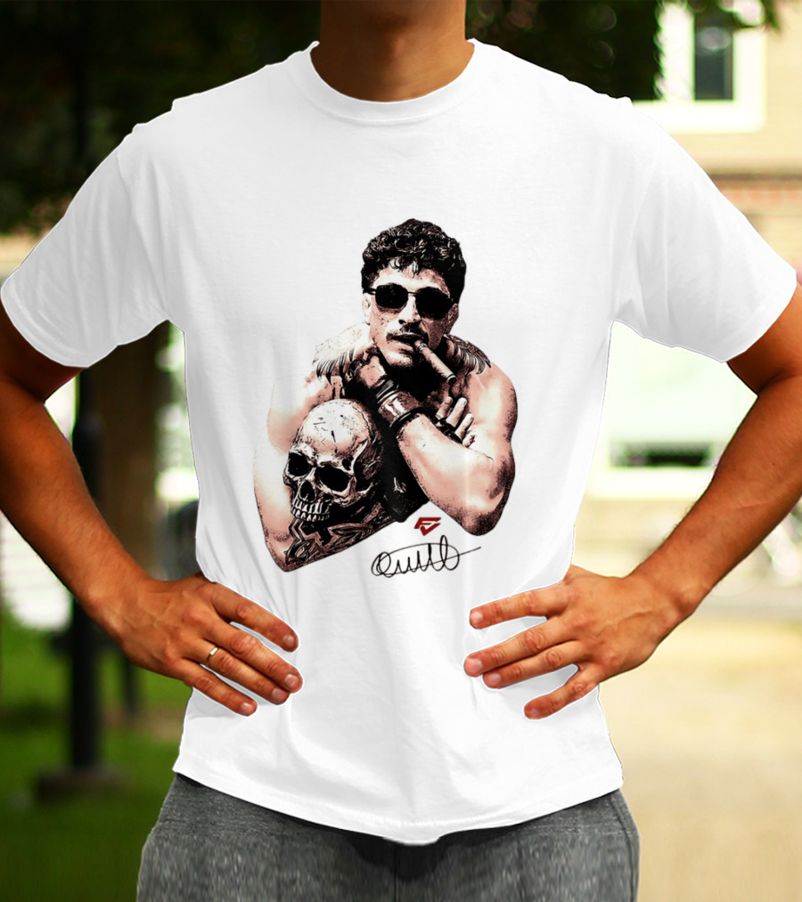Smokilld Smokebreak Skull Tattoo Sunglasses Cigar T-Shirt