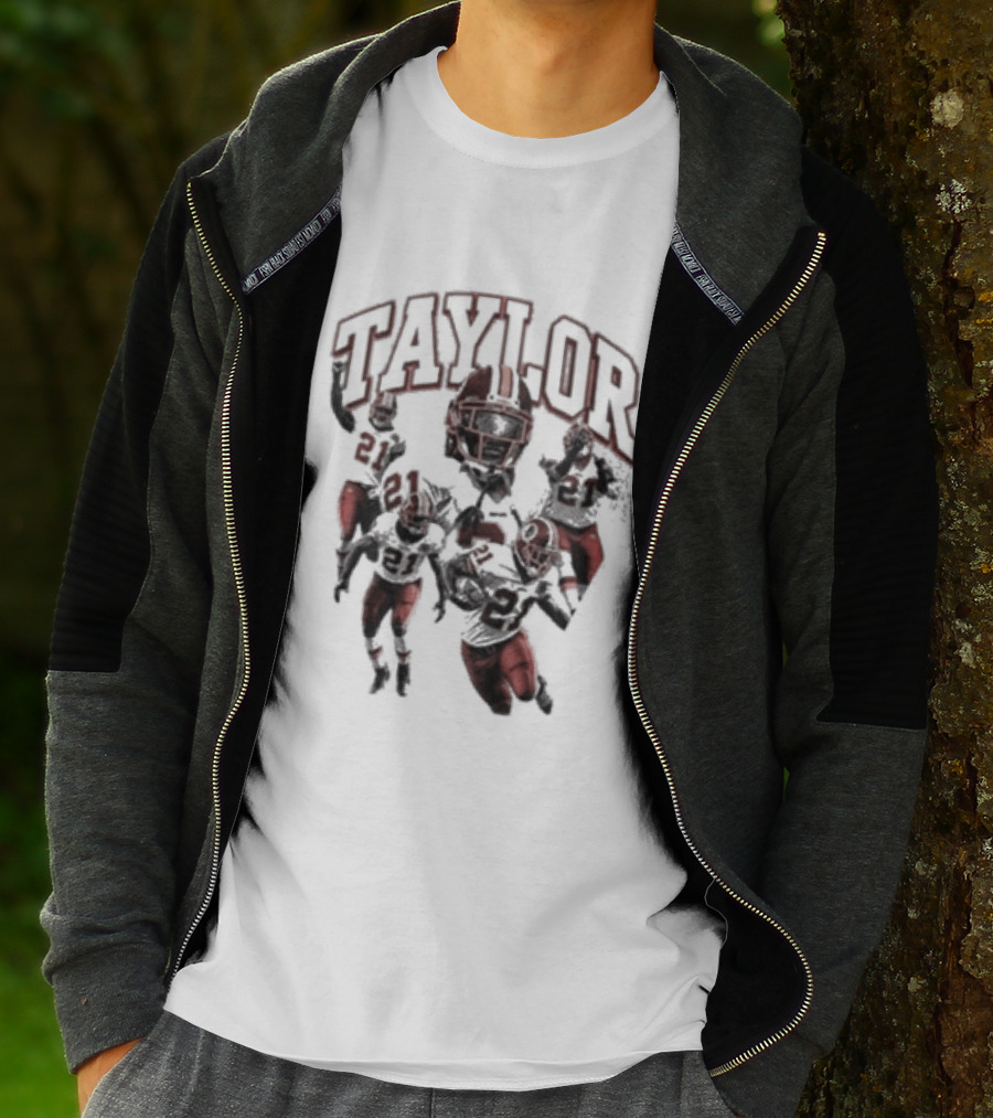 Taylor Washington Redskins 21 Northwest Stadium Football T-Shirt