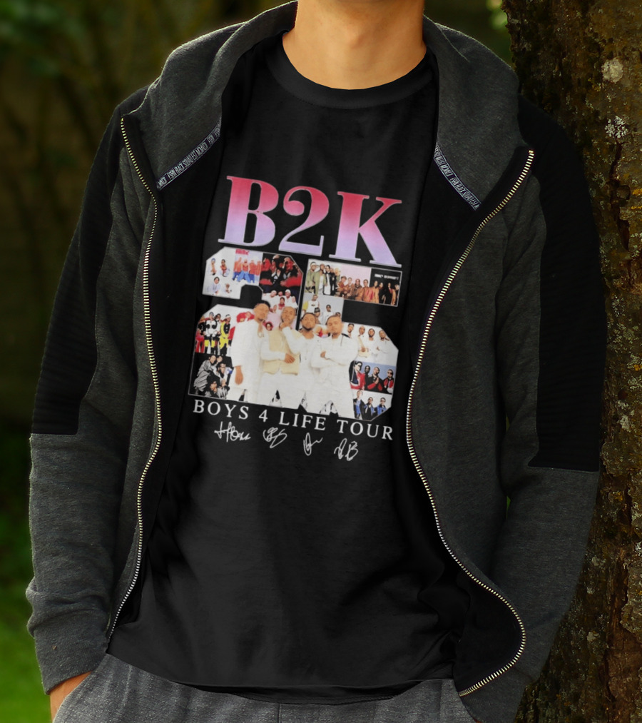 B2K 25th Anniversary Boys 4 Life Tour Signatures R&B Band T-Shirt