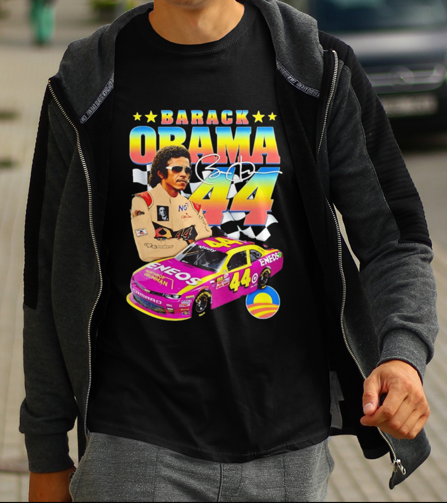 Barack Obama Racing 44 ENEOS NASCAR T-Shirt