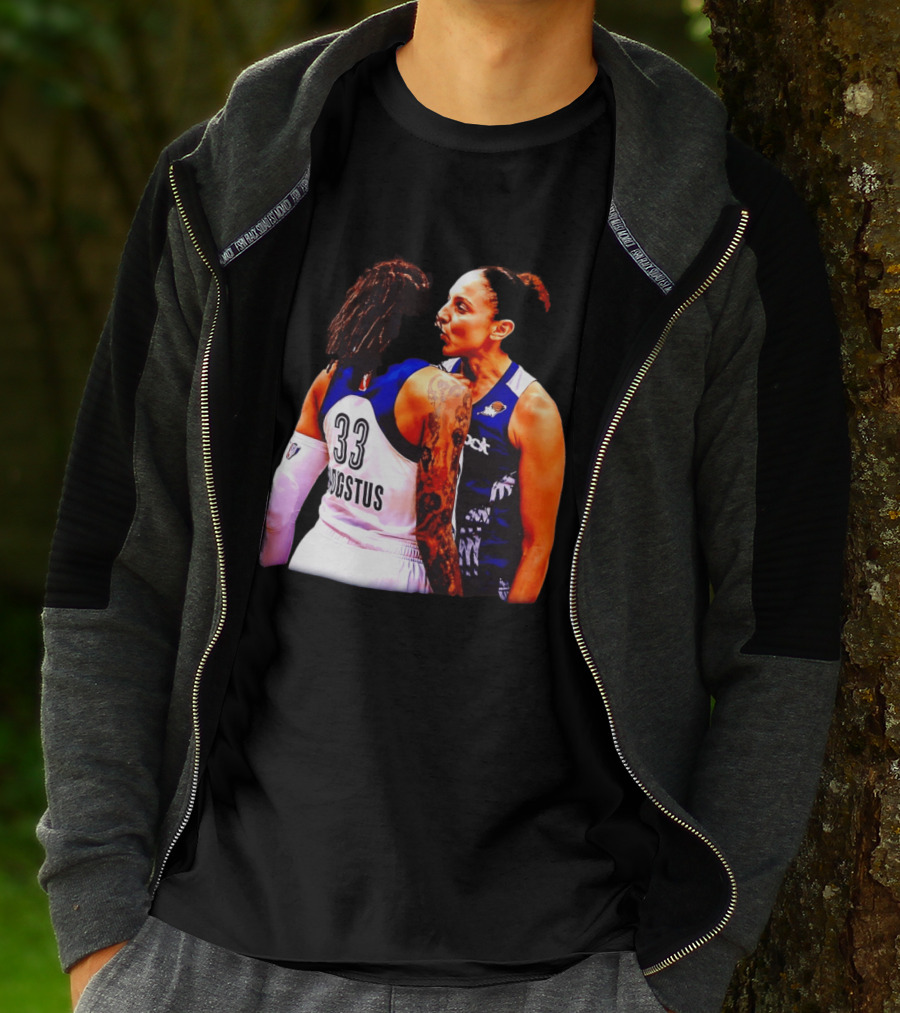 WNBA Diana Taurasi And Seimone Augustus Iconic Encounter Basketball Moment T-Shirt