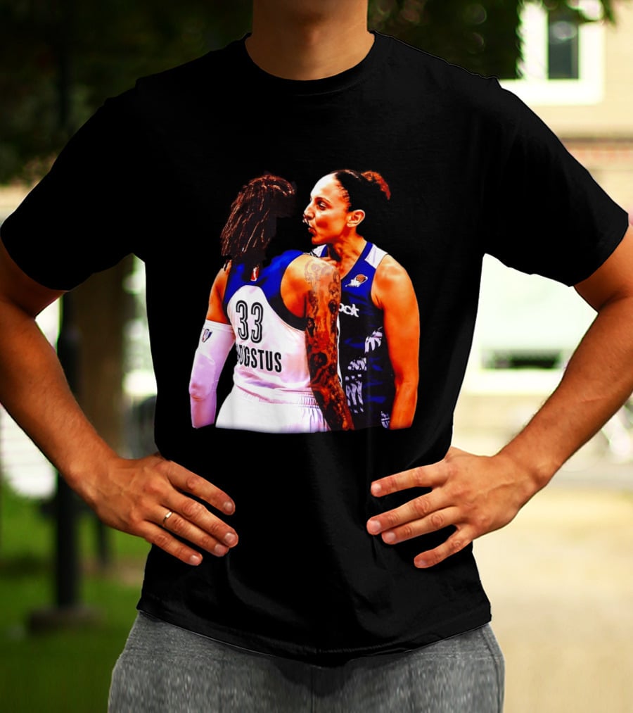 WNBA Diana Taurasi And Seimone Augustus Iconic Encounter Basketball Moment T-Shirt