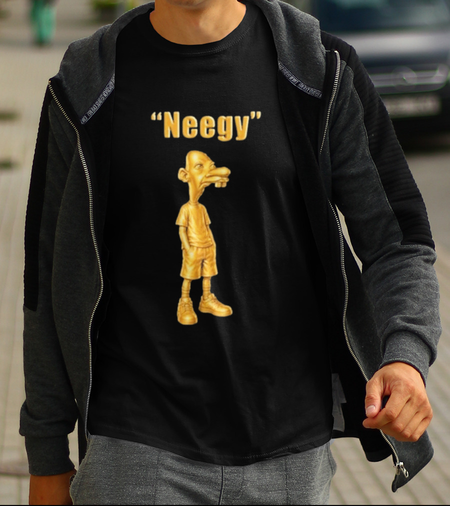 Neegy Energy Tung Tung Vintage Cartoon T-Shirt