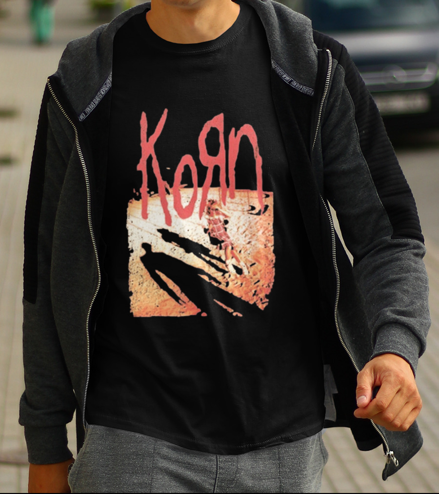 Korn Self Titled Album Cover Art With Distressed Child T-Shirt