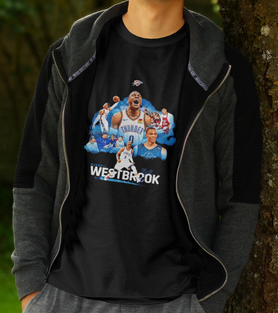 Russell Westbrook Thunder Basketball Oklahoma City Legends T-Shirt