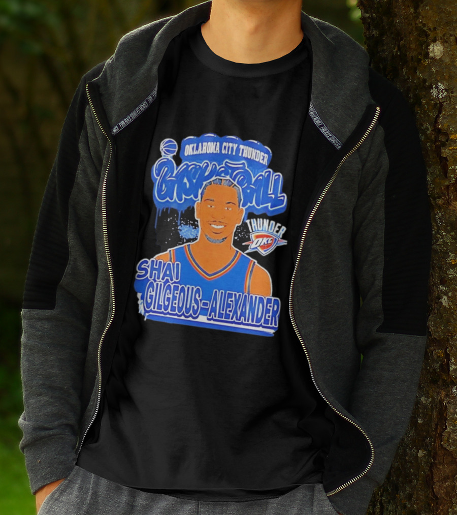 Shai Gilgeous Alexander Oklahoma City Thunder Basketball OKC Thunder T-Shirt