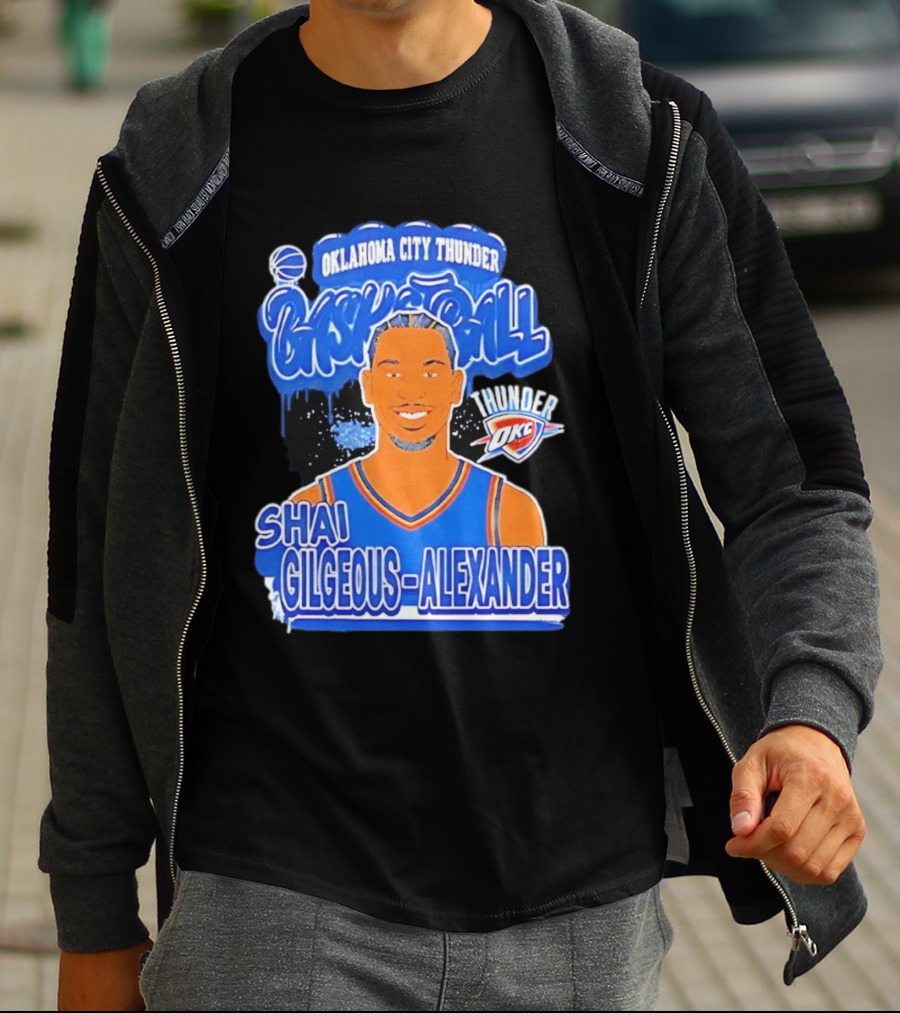 Shai Gilgeous Alexander Oklahoma City Thunder Basketball OKC Thunder T-Shirt