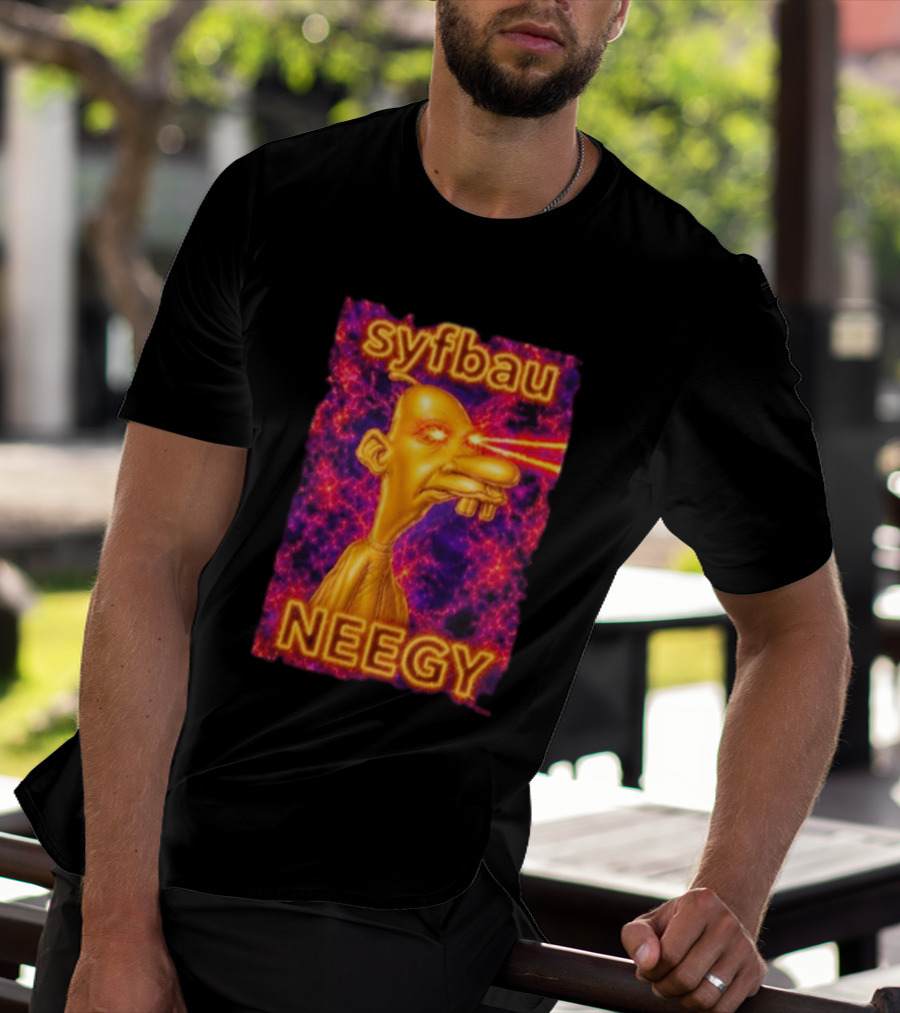 Syfbau Neegy Laser Eyes T-Shirt