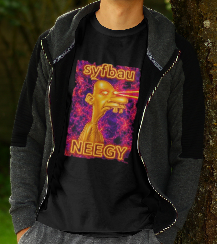 Syfbau Neegy Laser Eyes T-Shirt