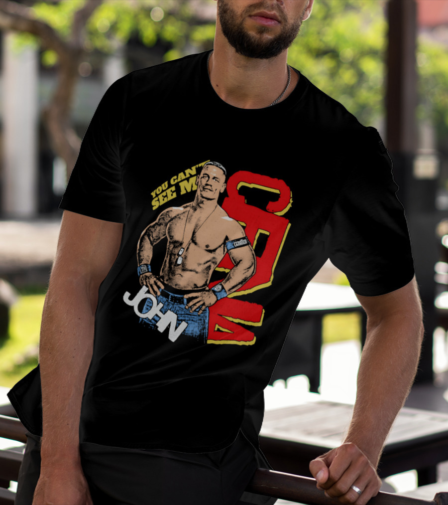 You Can't See Me John Cena Retro Style WWE Fan Favorite T-Shirt