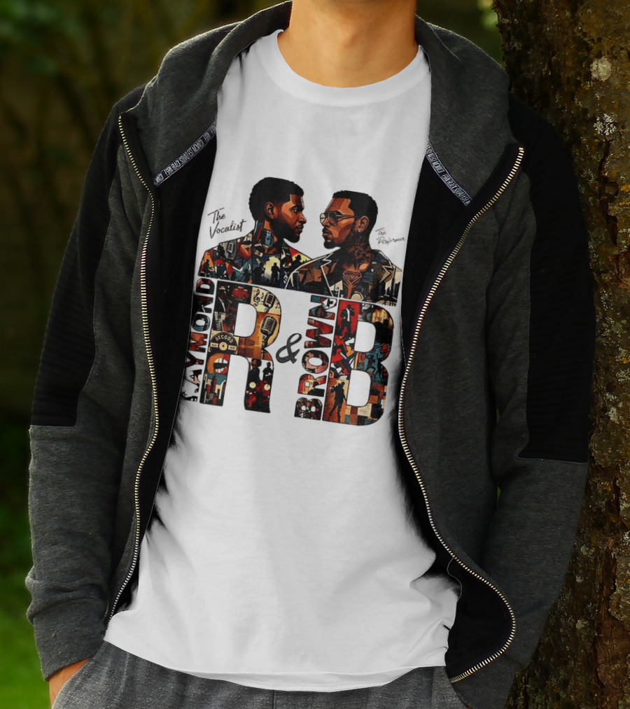 Usher Chris Brown Raymond R And B Tour 2026 Concert Hip Hop The Vocalist The Performer T-Shirt