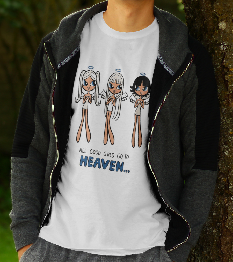 All Good Girls Go To Heaven Angel T-Shirt