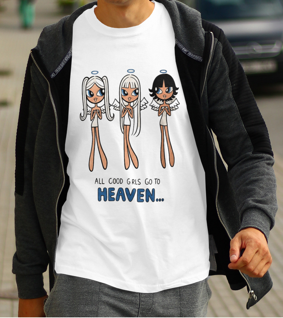 All Good Girls Go To Heaven Angel T-Shirt