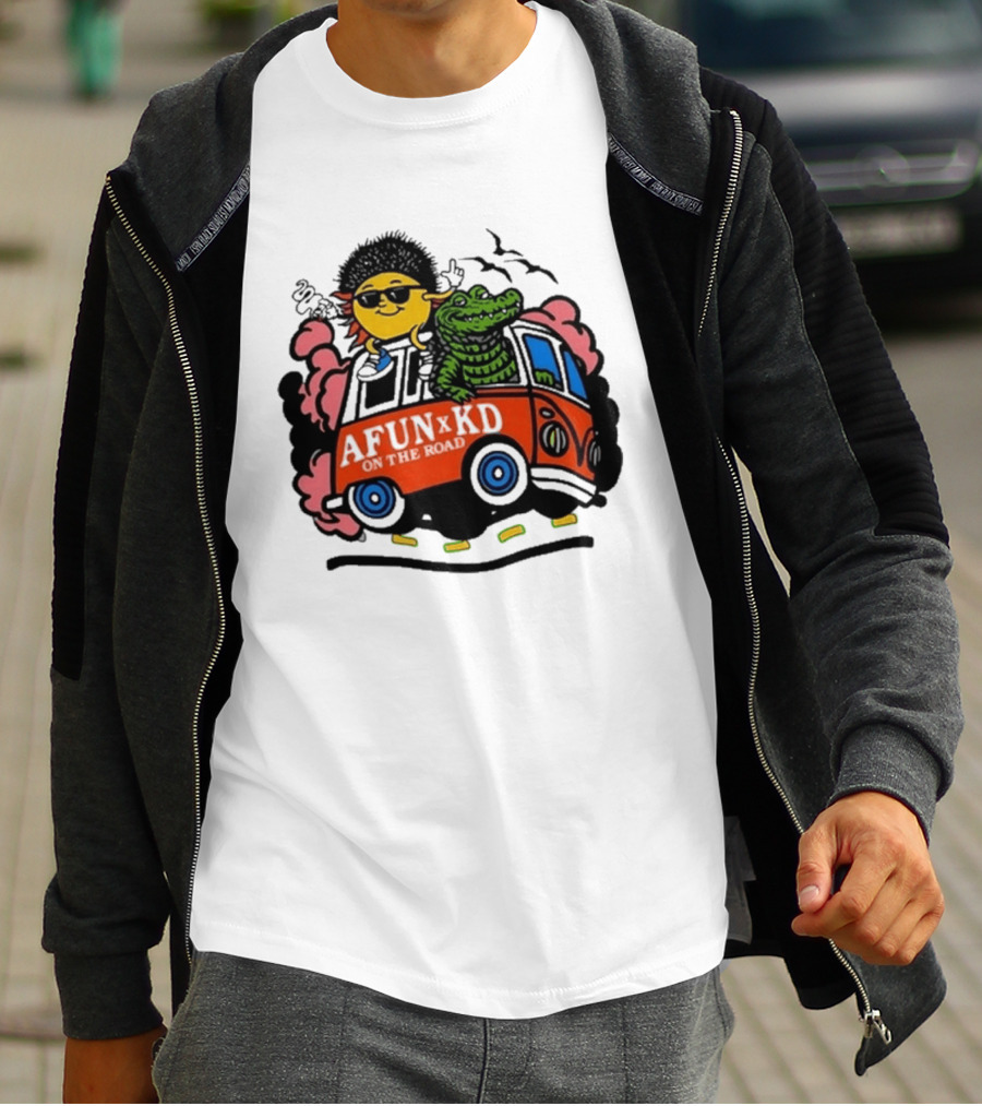 Kitchen Dwellers Andy Frasco AFUN X KD Tour 2026 On The Road Bus Adventure T-Shirt