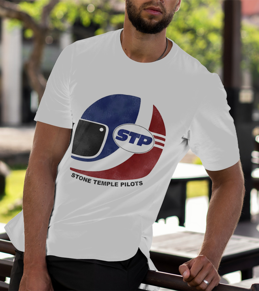 Stone Temple Pilots STP Helmet T-Shirt
