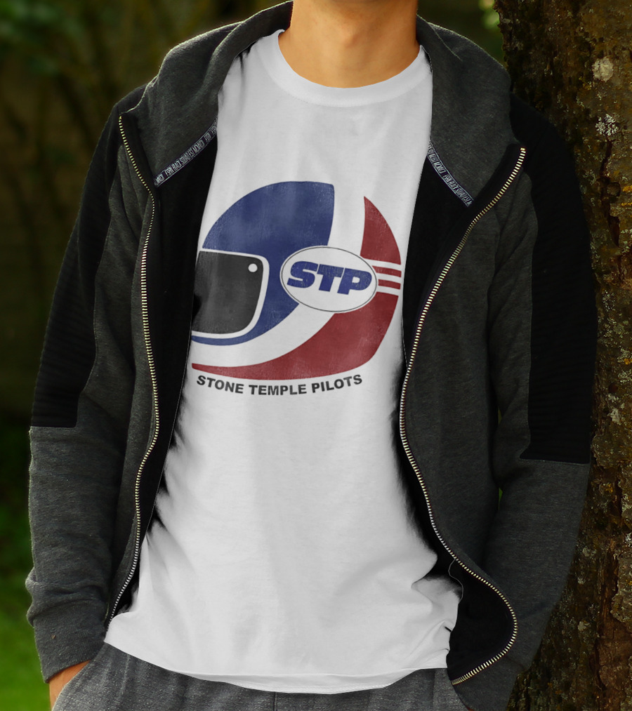 Stone Temple Pilots STP Helmet T-Shirt