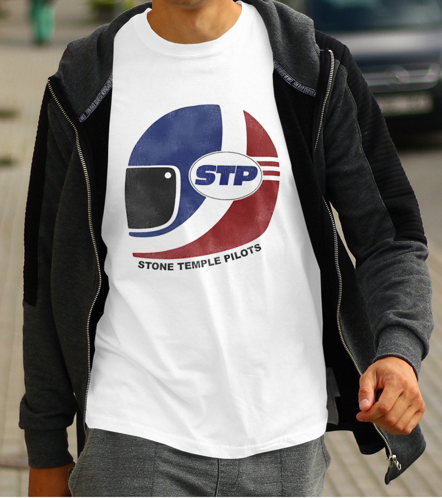 Stone Temple Pilots STP Helmet T-Shirt