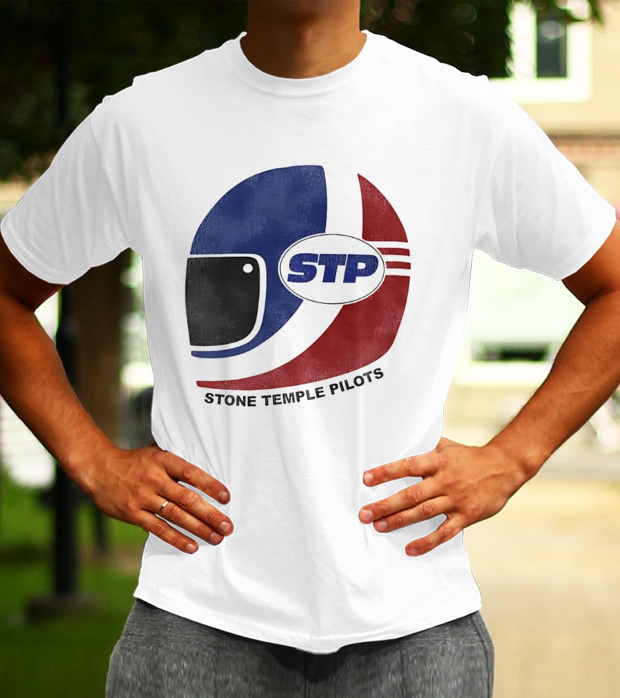 Stone Temple Pilots STP Helmet T-Shirt