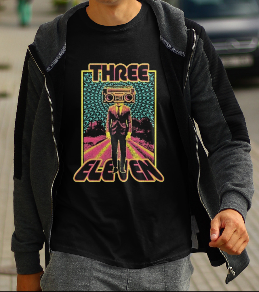 Three Eleven Boombox Head Psychedelic Suit T-Shirt