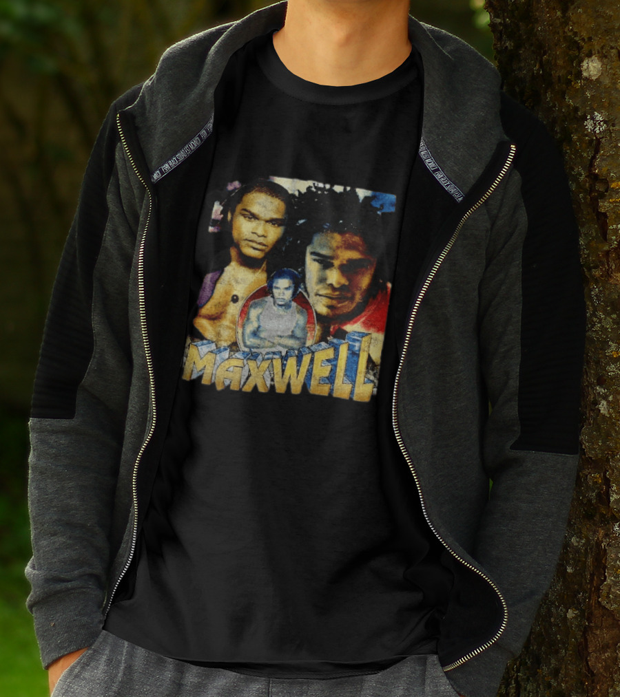 Maxwell 1990s Music Legend Collage T-Shirt