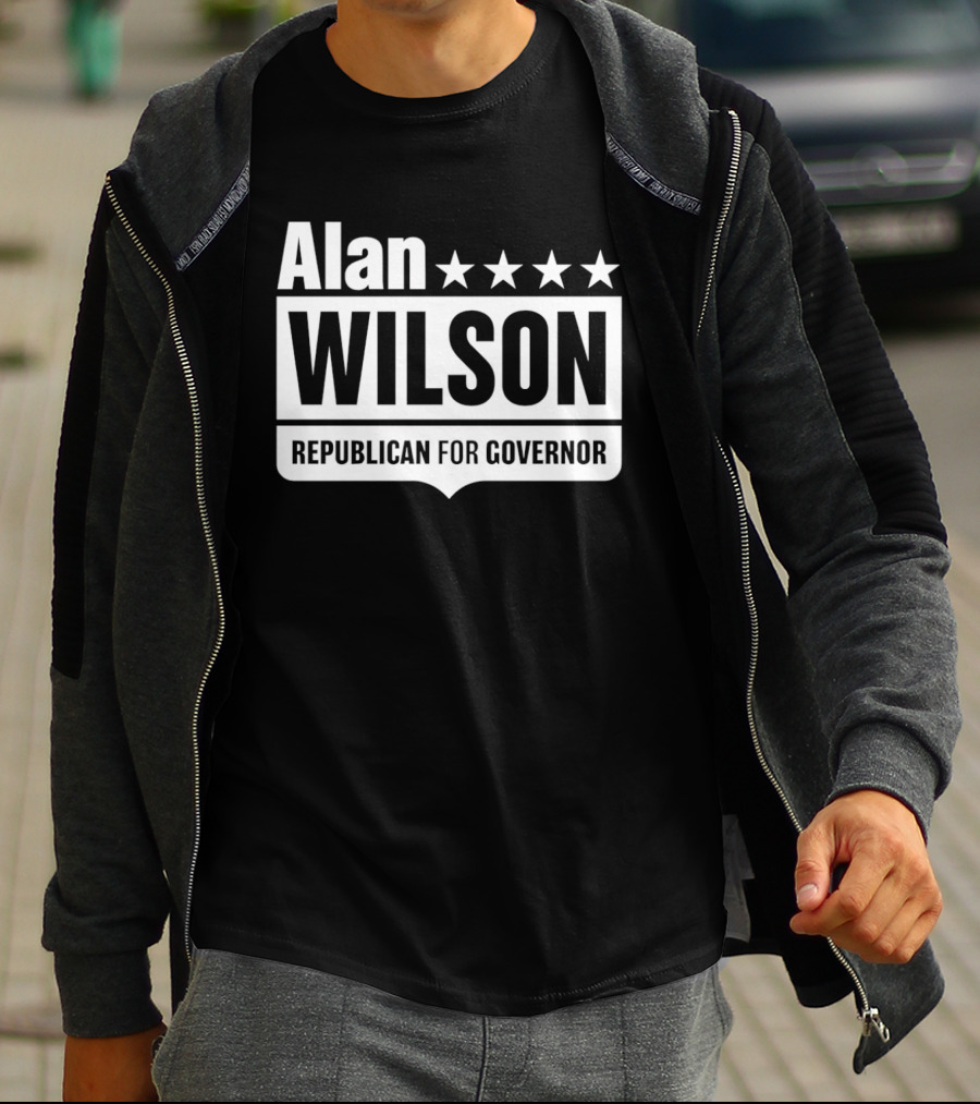 Alan Wilson Republican For Governor 2026 Election Campaign Stars T-Shirt