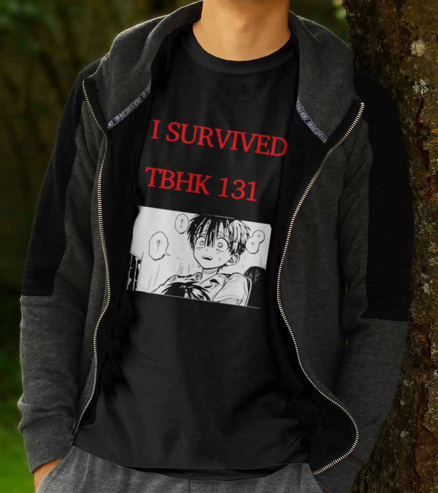 I Survived Tbhk 131 Crying Boy Manga Panel Japanese Comic Scene T-Shirt