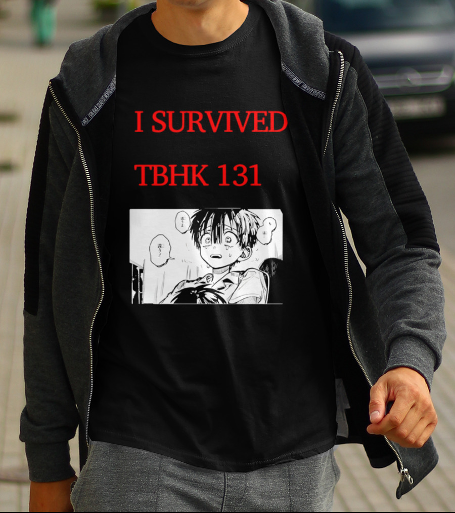 I Survived Tbhk 131 Crying Boy Manga Panel Japanese Comic Scene T-Shirt