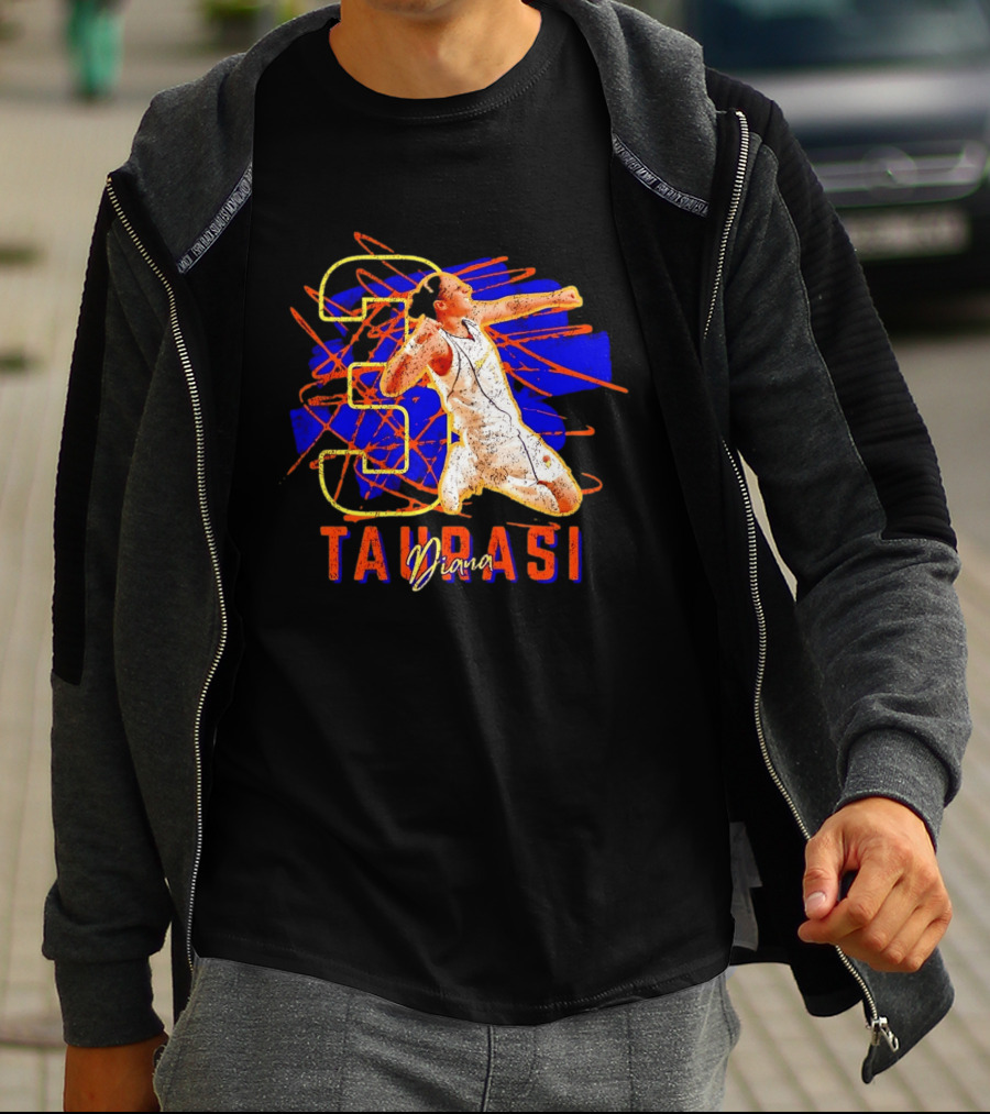 Diana Taurasi No 3 Phoenix Mercury WNBA Basketball T-Shirt