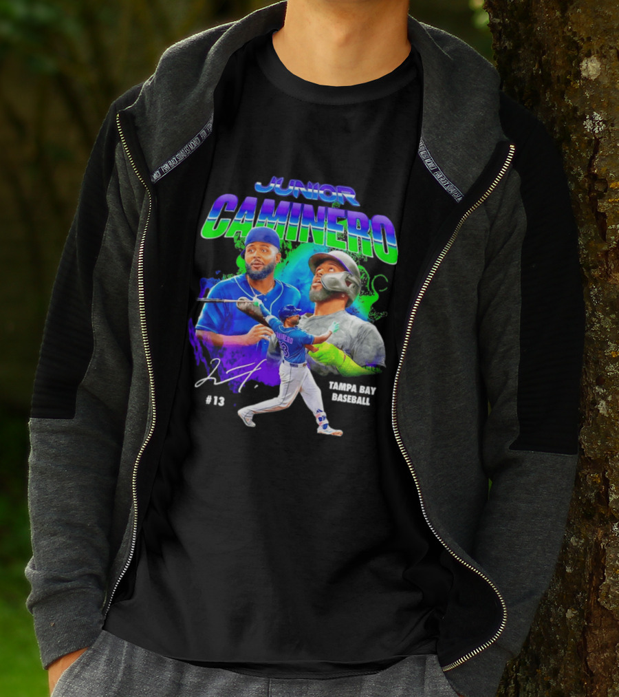Junior Caminero Tampa Bay Baseball #13 2026 T-Shirt