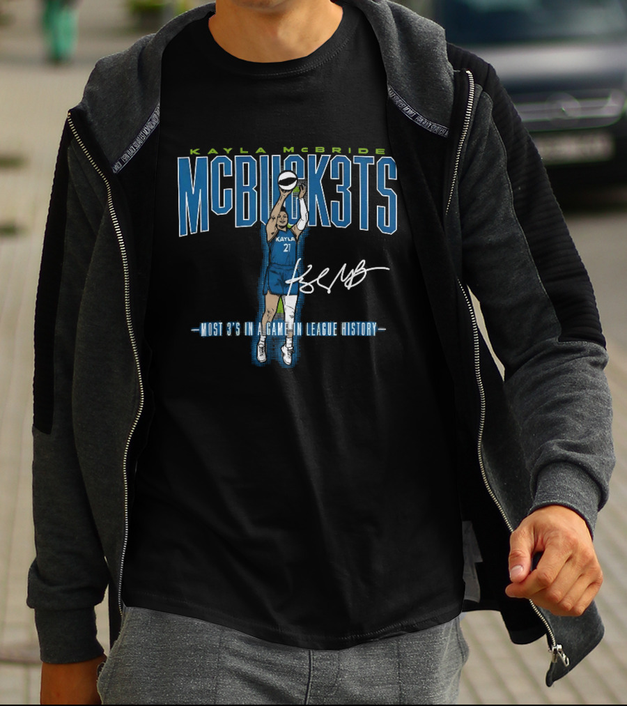 Kayla McBride MCBUCK3TS Most 3's In A Game In League History T-Shirt