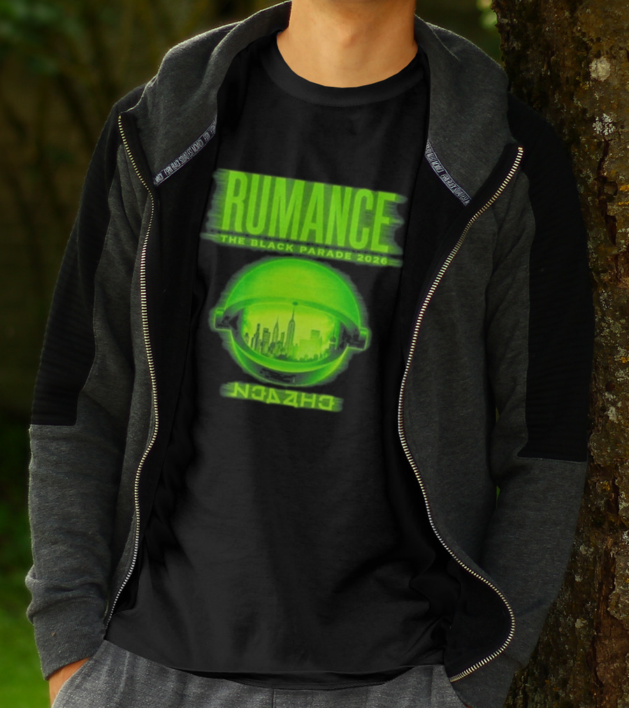 RUMANCE The Black Parade 2026 Neon Cityscape T-Shirt