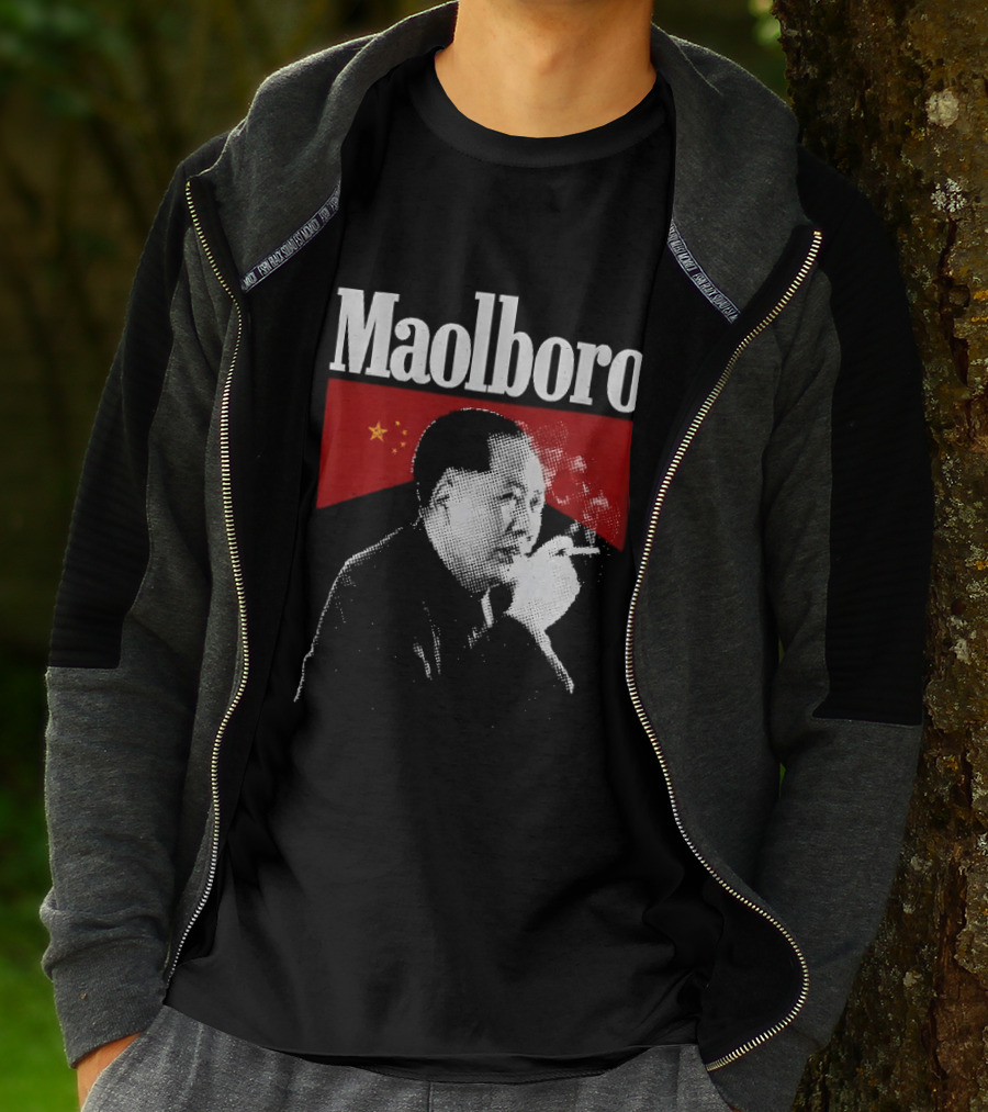 Maolboro Smoking Chairman Mao Zedong Communist T-Shirt