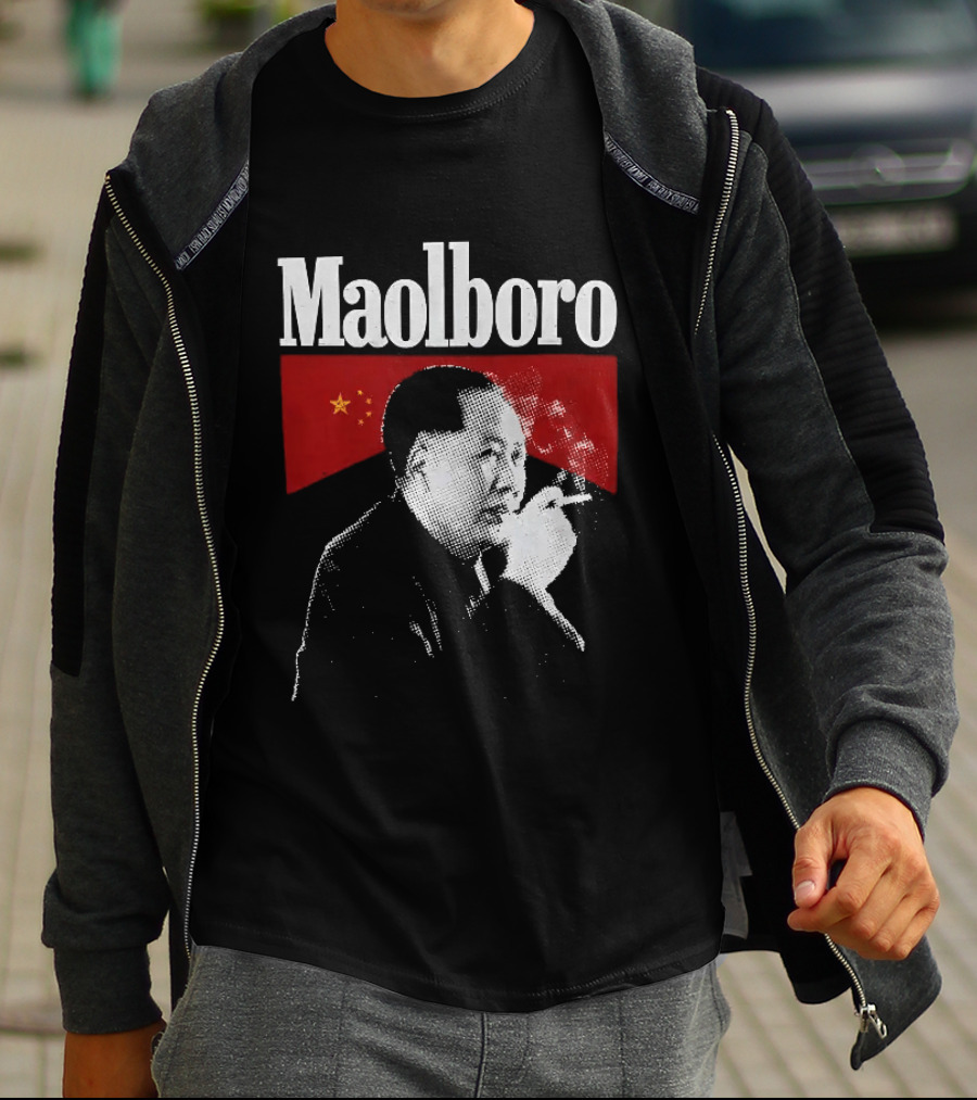 Maolboro Smoking Chairman Mao Zedong Communist T-Shirt