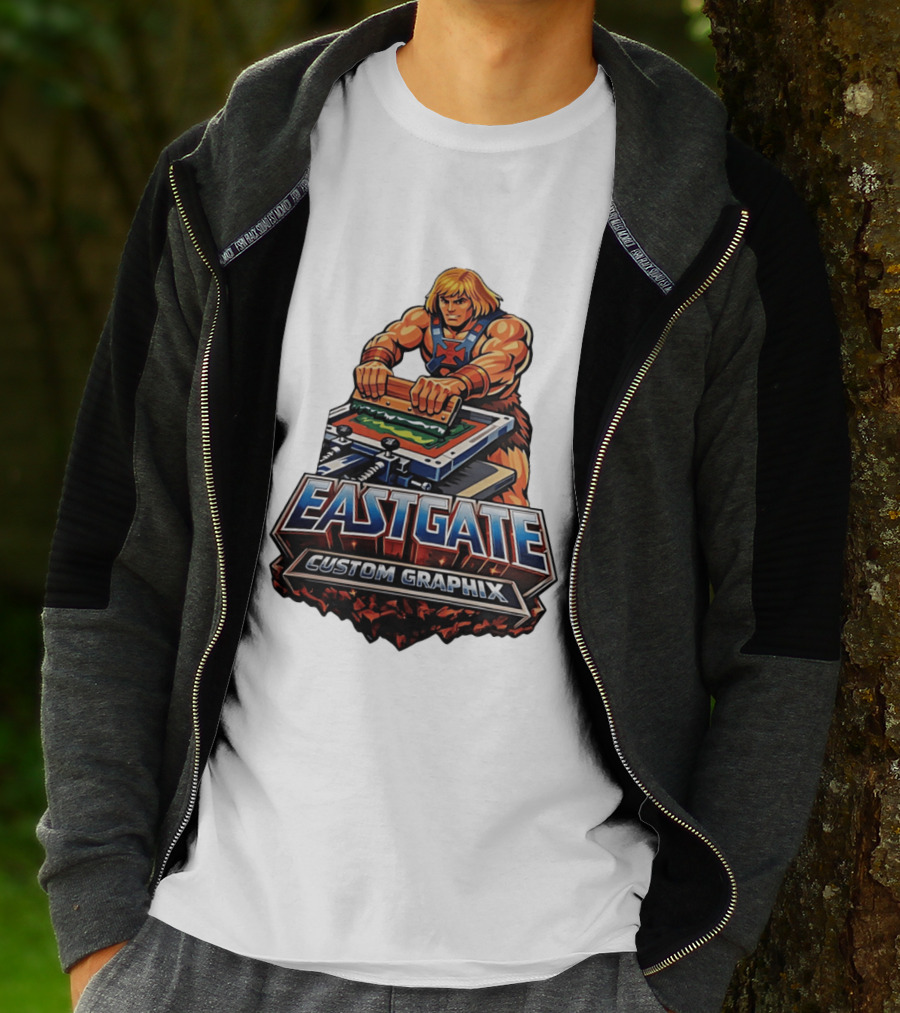 Eastgate Custom Graphix He Man Screen Printing T-Shirt