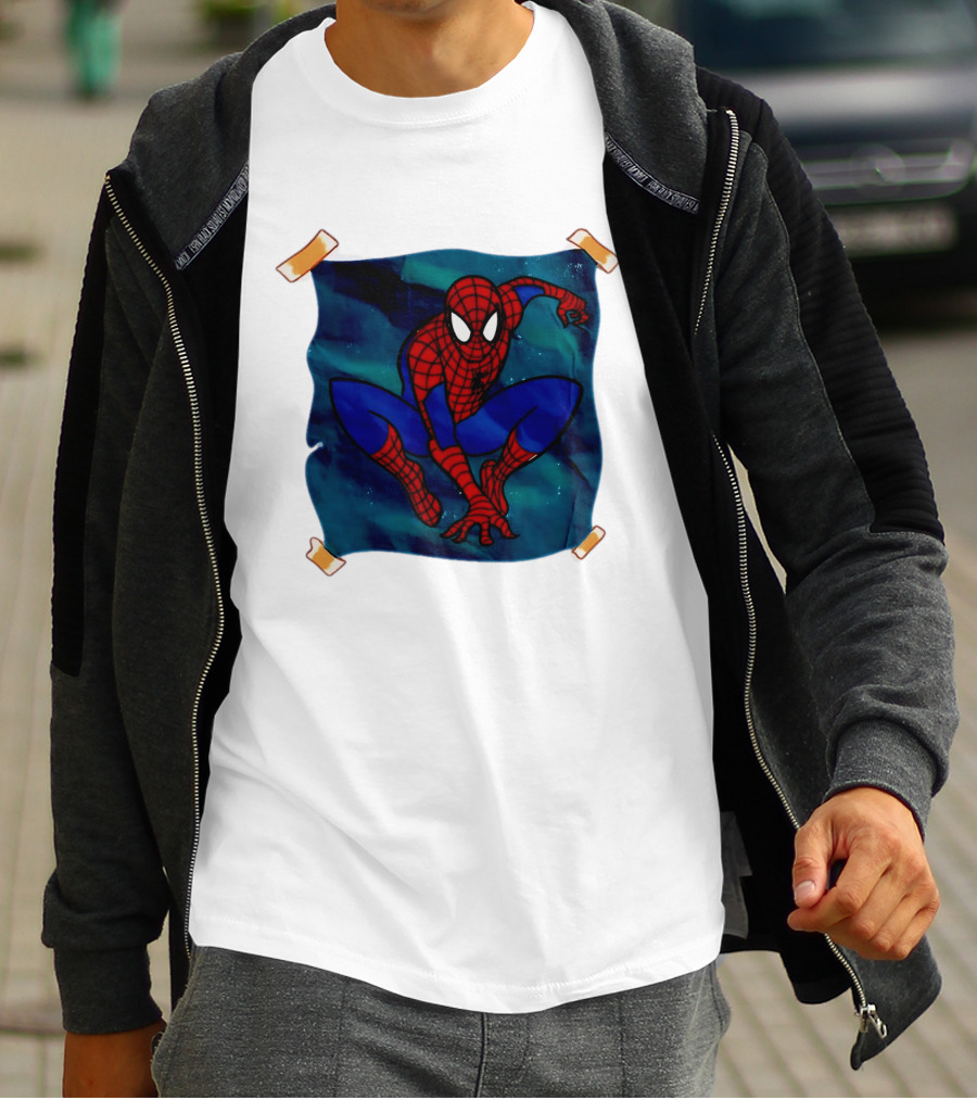 Spider Man Marvel Comics Superhero Iconic Action Pose T-Shirt