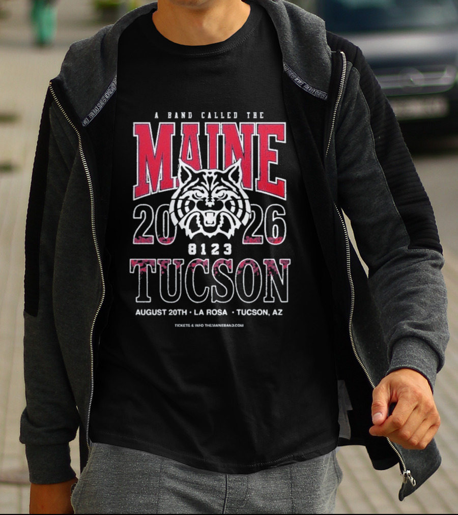 A Band Called The Maine 2026 Tucson AZ August 20th La Rosa Event T-Shirt