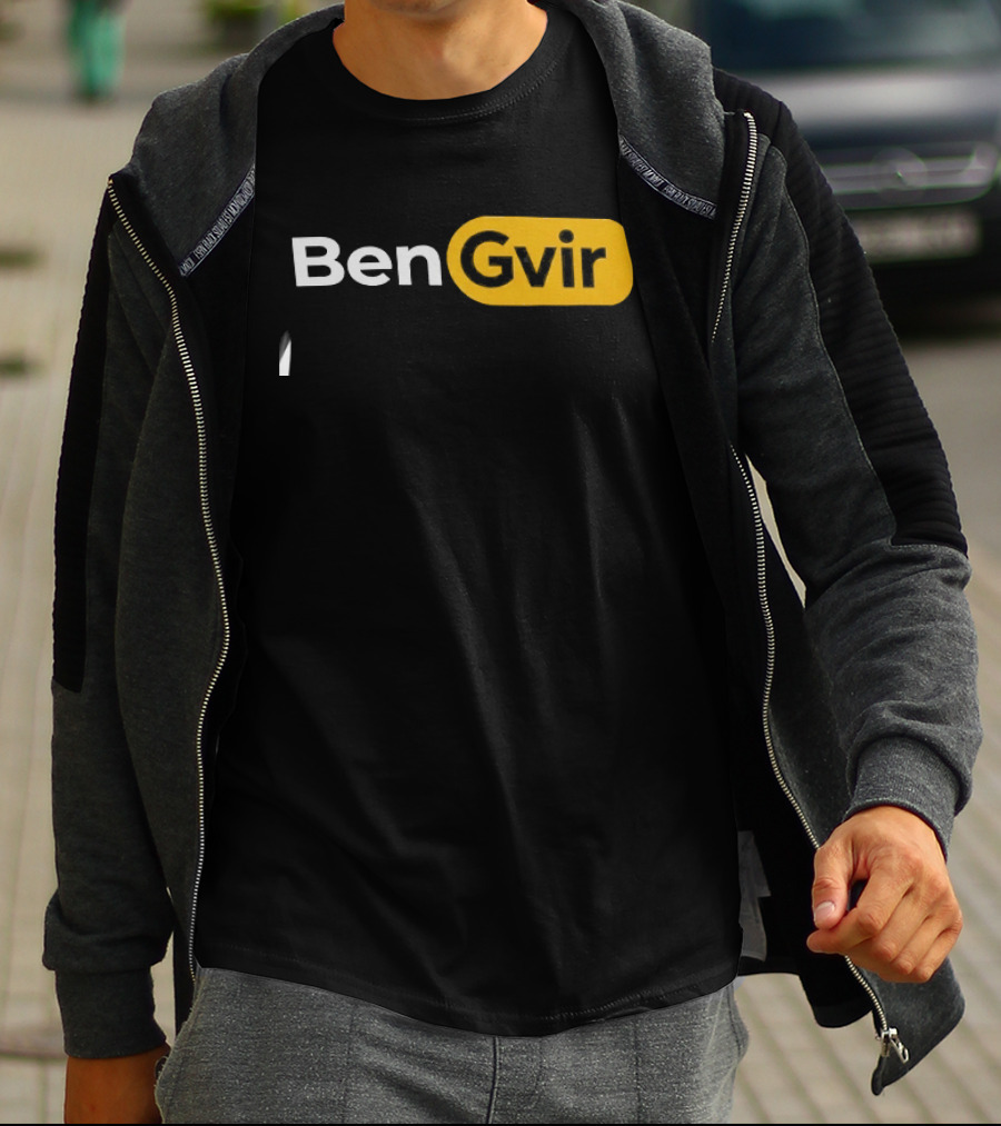 Ben Gvir Tomodachi Life Parody Gaming T-Shirt