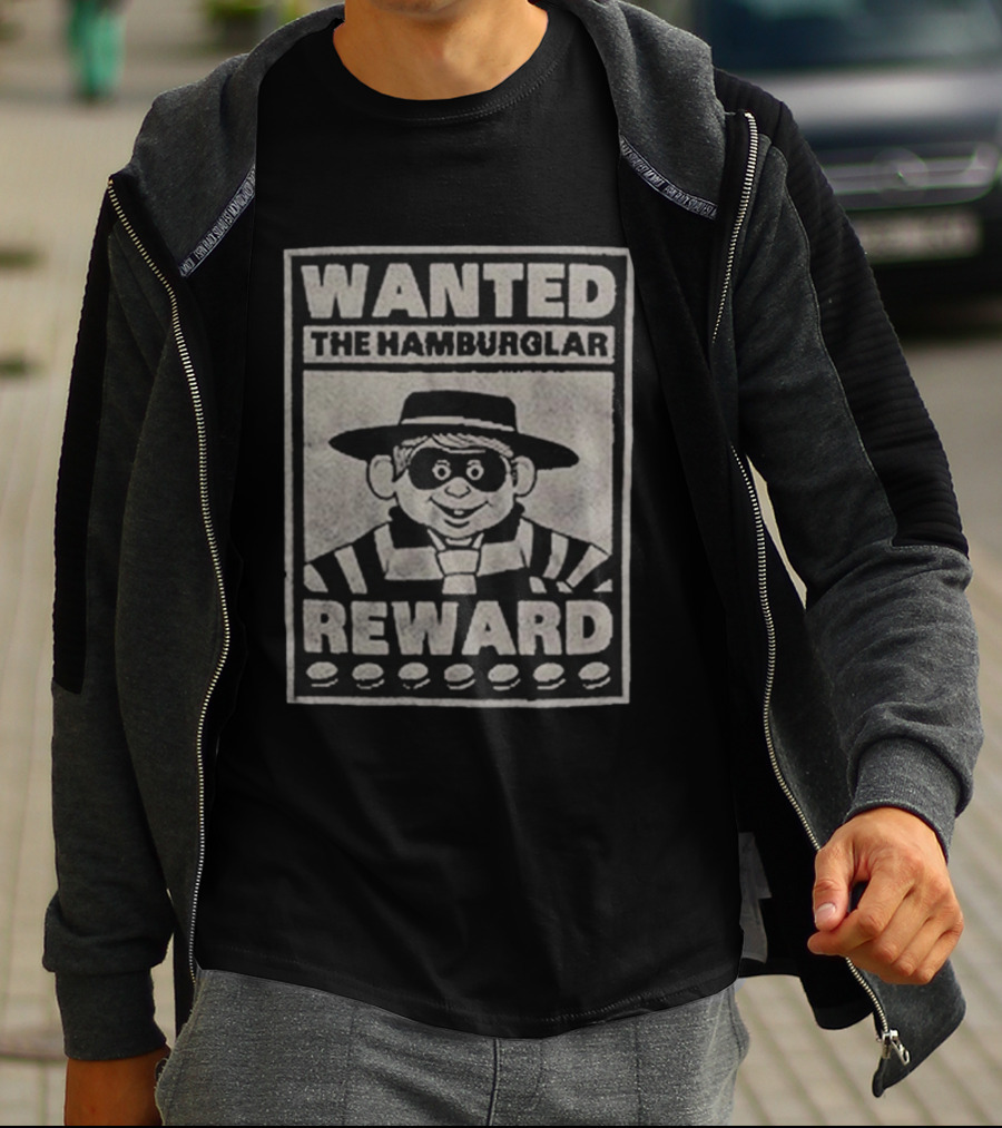 Wanted The Hamburglar Reward Wanted T-Shirt