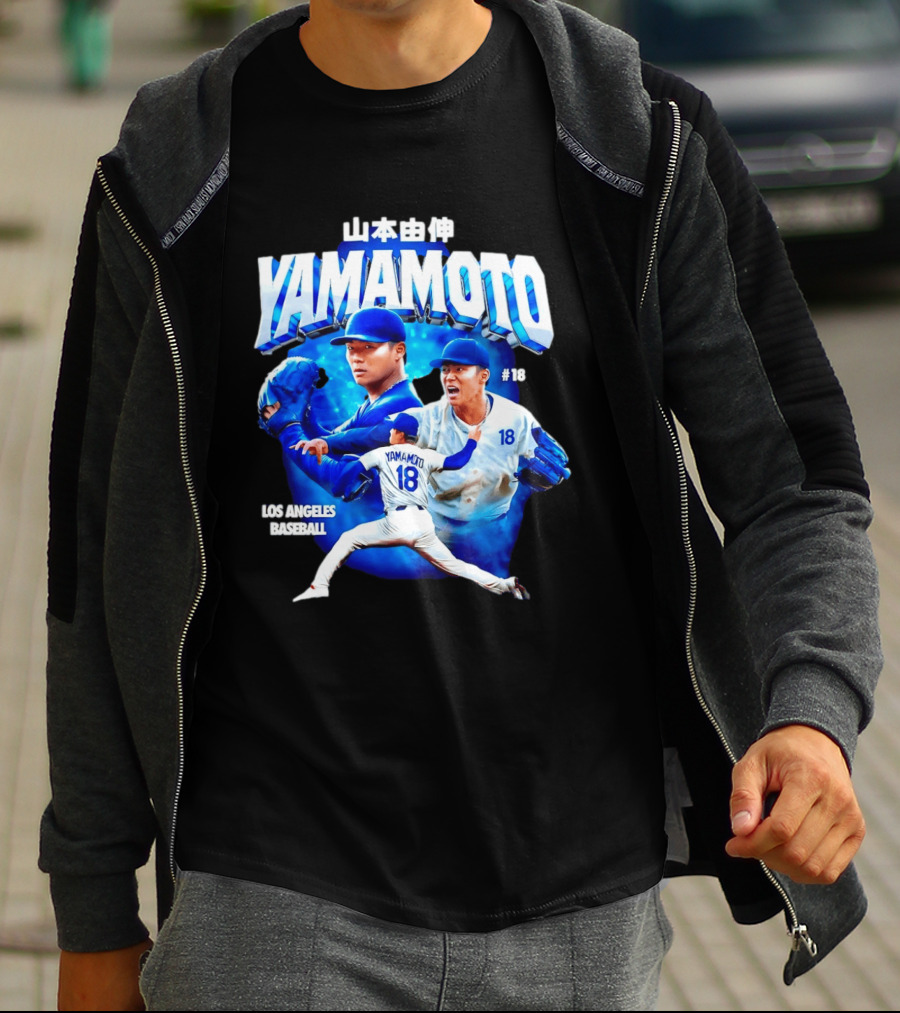 Yamamoto #18 Los Angeles Baseball 2026 T-Shirt