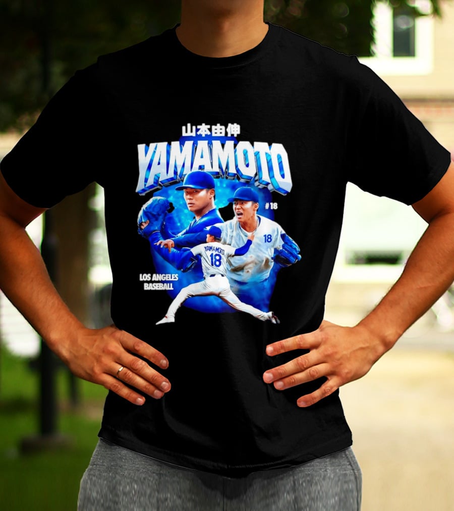 Yamamoto #18 Los Angeles Baseball 2026 T-Shirt