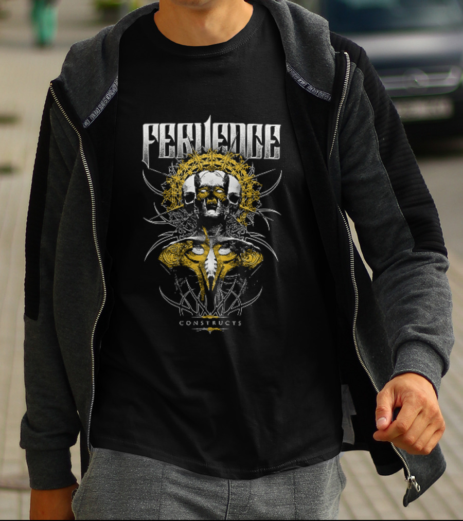 Fervence Constructs Skull And Halo T-Shirt