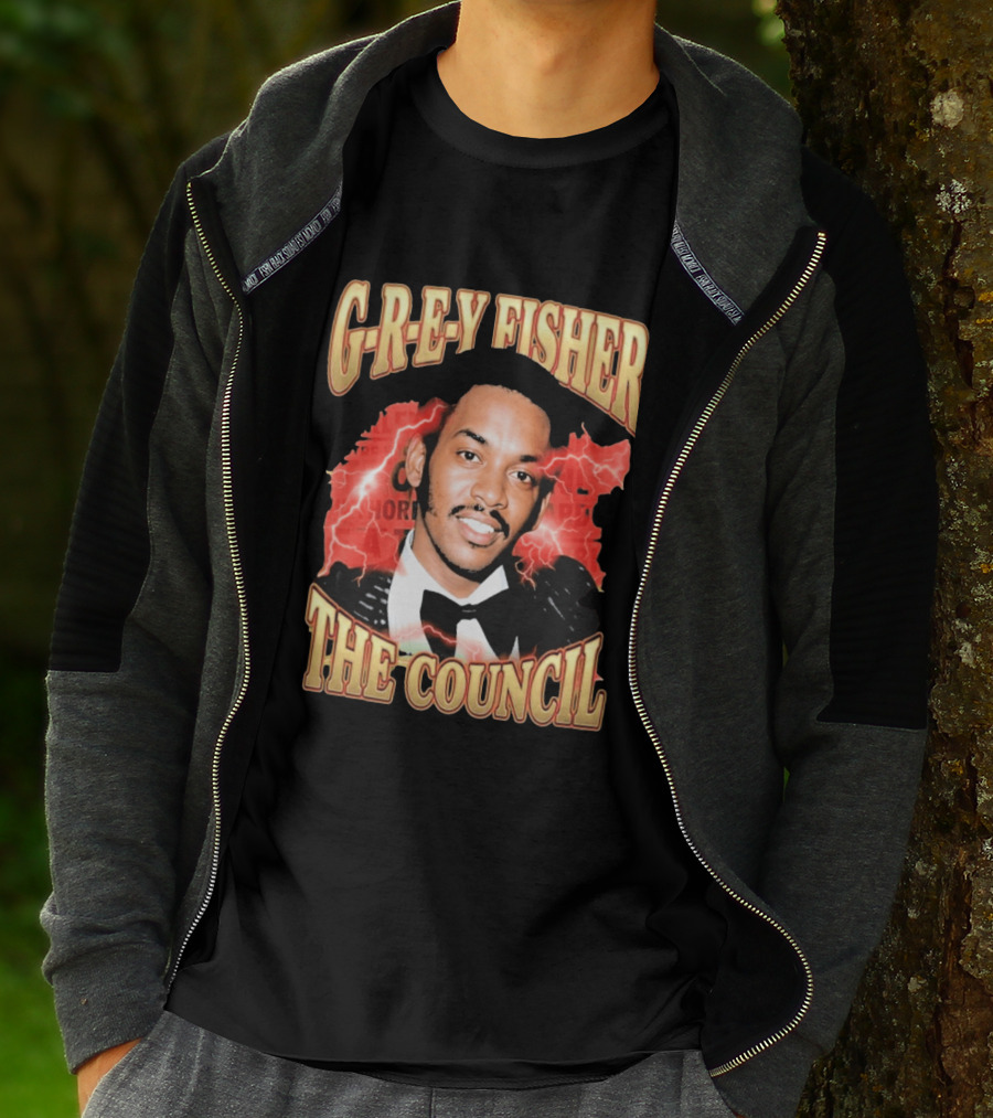G REY Fisher The Council T-Shirt